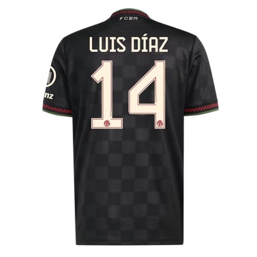 Stroje piłkarskie Bayern Munich Luis Diaz #14 Koszulka Trzeciej 2025-26 Krótki Rękaw